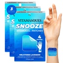 Vitamasques Sleep Patchs for Aikuinen, SnoozeMe Wellness Hydrogel Patch (3-Pack) - Makaa Lavender, Melatoniini, & Valerian Root - Julma-vapaa, korealainen ihonhoito uni Patch