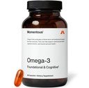 Momentous Omega-3 Fish Oil - High-Potency EPA & DHA Supplement for Men & Women - Supports Heart, Joint, & Brain Health - NSF Certified for Sport - non-GMO - Gluten-free - 1600 mg - 30 Servings