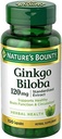 Luonnon Bounty Ginkgo Biloba 120mg, 100 kapselia (pakkaus 4)