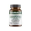 Nutramedix Serrapeptaasi Supplement - Proteolyyttiset Entsyymit digestiolle + inuliini - Valmistettu tukemaan digestiivistä terveyttä - Gluteeni, soija ja maitotuotteet (60 kapselia)