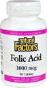 Luonnolliset tekijät Foolihappo 1 MG, 90 CT