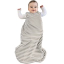 Woolino Merino Wool and Organic Cotton Baby Sleep Bag - 4 Season Classic Sleep Sack for Baby - Kaksi-Way Zipper Sleeping Bag for Baby and Toddler - 0-6 kuukautta - Maa