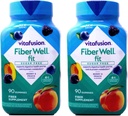 Vitafusion Fiber Well Fit Sugar Free Gummies - 90 ct, 2 kpl pakkaus