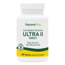 NaturesPlus Ultra II Päivittäin - 60 tablettia - Multivitamiinia koko elintarvikkeiden kaiken hyvinvoinnille - tukee energiaa ja immuuniterveyttä - jatkuva julkaisu - 60 tarjoilua