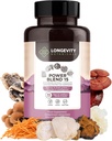Power 15 Mushroom Blend Capsules Supplement (90) 
