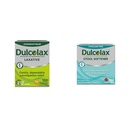 Dulcolax Stimulant Laksative Tablets (100 Count) Hellävaraisesti yön yli Ummetus Relief, Bisacodyl 5 mg & Stool Softener Laksative Liquid Gel Capsules (100ct) for Gentle Relief, Docusate Sodium 100mg
