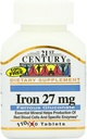21st Century Iron 27 Mg Ferrous Gluconate Tabletit, 110 Luku (Pakki 2)