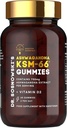 Tohtori Sosnowskin BioActive KSM-66 Ashwagandha Gummies 750 mg Ashwagandha uute D2-vitamiinilla (60 gummia)