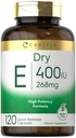 Carlyle Dry E-vitamiini 400 IU (268 mg) . 120 kapselia.