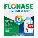 Flonase Sensimist Allergia Relief Nansal Spray non-Drowsy, 24 tunnin Multi-Symptom Allergy Relief . 120 Spray (Pakkaus 2)