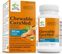 Terry Luonnollisesti CuraMed 100 mg Curcumin Complex - tehostettu imeytyminen Curcumin täydentää kurkuma - aivojen ja maksan terveys tuki täydentää - Vegan ruokavalio täydentää - 60 purutablettia