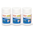 Rugby Meclizine Purutabletti 25mg - Pahoinvointilääke auttaa liikkeen sairaus - 100 Count (3 Pack)