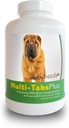 Terveet rodut Kiina Shar Pei Multi-Tabs Plus purutabletit 180