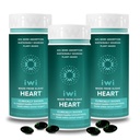 Iwi Life Heart Omega-3, 180 Softgels (90 tarjoilua), Vegan Plant-Based Algae Omega rasvahapot + EPA, Heart Health Support Dietary Supplement, Krill & Fish Oil Vaihtoehtoinen, Ei kalainen Jälkimaku
