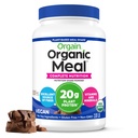 Orgain Organic Vegan Meal Replacement Protein Powder, Creamy Chocolate Fudge - 20g Kasvipohjainen proteiini, gluteeniton, Dairy Free, Laktoositon, soijaton, ei lisättyä sokeria, Smoothies & Shakes - 2,03 lb