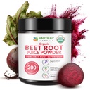 Beet Juice Powder Organic - Kylmäpuristettu - 20:1 Konsentraatti - väkevä juurijauhe - typpioksidi - Circulation Support - 57 Servings of Beet Root Supplement - 7oz
