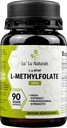 Lu'Lu Naturals L-Metyylifolaatti 15 mg Optimoitu ja aktivoitu Foolihappo. 90 Kasvis Caps Metyylifosaatti, L-5-mthf