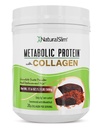 Metabolinen proteiinijauhe kollageenin kanssa, heraproteiinijauheen Shake, hydrolysoitu kollageeni ja L-glutamiini aineenvaihduntaa varten, digestio, iho, nivelet ja lihakset, vähähiilisen aterian korvaaminen, 17.06 oz