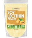 XPRS Nutra Soy Lecithin Powder Food Grade Fat Emulfier - Sopii ruoanlaittoon, paistamiseen ja muuhun - Vegaani Friendly Soy Lecithin Powder Cooking Aid (16 Ounce)