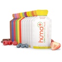 Huma Plus (Double Electrolytes) - Chia Energy Gel, Variety Pack - Vatsaystävällinen, Real Food Energy Gels (12 alkuperäinen ja 12 Plus geelit)
