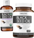 Black Seed Oil Liquid & Soft-Gels (2-Kuukausi tarjonta) Musta siemenöljy Liquid & Kapseli Combo (16fl.oz & 120 Soft-Gel Kapselit) 100% Premium Kylmäpainettu Nigella Sativa Musta Cumin Seed Oil (ei-GMO)