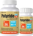 Ultra Polysakkaridi Rauta Supplement Complex 350 Mg - Energy Support Iron - hoitoon raudanpuute anemia - 125 mg C-vitamiini ja 1000 mikrog B12 - 30 kapselia
