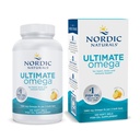 Nordic Naturals Ultimate Omega, Lemon Flavor - 120 Soft Gels - 1280 mg Omega-3 - High-Potency Fish Oil Supplement with EPA & DHA - Promotes Brain & Heart Health - non-GMO - 60 Servings