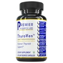 Premier Research Labs ThyroVen - Kilpirauhasen tuki naisille, Kilpirauhasen tuki miehille, Kilpirauhasen lisä, Kilpirauhasen tuki Complex luonnollisesti-jodi - 60 kapselia