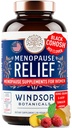 Vaihdevuodet lisäravinteet naisille - 5-HTP, Dong Quai, Black Cohosh Menopause Hot Flashs, Night Sweats Relief Support - Naisten Pre Meno Premenopausal Perimenopaussi täydentää - 90 Caps