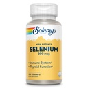 Solaray Selenium, korkea teho, terve immuunijärjestelmä, kilpirauhasen toiminta ja antioksidantti tuki, 100 VegCaps