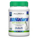 ALLMAX Nutrition ISONATURAL Heraproteiini-isolaatti, aromiton - 2 lb - 27 grammaa proteiinia per Scoop - nolla rasvaa ja sokeria - 99% laktoositonta - prebiootteja - Ei keinotekoisia makuja - 31 tarjoilua