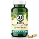 Hopea Lining Yrtit 25 koiran INF-X - auttaa ylläpitämään tervettä ruokavaliota - Natural Support for Normal Detoxification Process - kasviperäisten terveys täydentää koirille - 90 kapselia