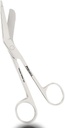 ProMaxCare 5.5 Inch Trauma Shears sairaanhoitajalle - Lister Bandage Sakset Eläinlääketieteelliset - Sairaanhoitajien, leikkaussakset ja EMS käyttö (hopea)