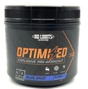 "Optimized" Blue Razz Pre-Workout Powder / Massive Pumput / Lisätä lihasmassaa, voimaa & keskittyä / Beta Alanine + L-Citrulline + Betaine Vedetön + Creatiini + Kofeiini Vedetön / 30 tarjoilua