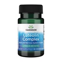 Swanson Luteolin Complex w/Rutin - Aivojen tuki täydentää edistää muistia, mieliala ja kognitiivinen terveys - Natural Formula auttaa ylläpitämään hermostoa - (30 kasviskapselit)