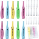 12 Pieces korva vaha poistotyökalu LED-valaistus Earwax Uudelleen käytettävä korva Pick Tweezer Korvanpuhdistaja aikuisille ja lasten korvaterveydenhuolto