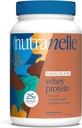 Nutranelle - Chocolate Whey Protein Powder 25 g Whey Isolate & Concentration per Serving with digestive Enzymes for Muscle Growth & Recovery ...