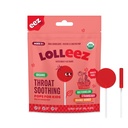 Lolleez Organic Lollipops lapsille Sure Thurat Relief, Variety Pack Täydellinen rauhoittava Sure Throat Vaikka maistaa suuri, mansikka, vesimeloni & Orange Mango, 28 kreivi