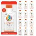 Youtheory Collagen Liquid - 5,000 mg - hiusten kasvuun, ihon ja kynsien* - Tukee Joint, Bone & Lihasterveys* - kanssa Aminohapot - Berry Flavor - 12 Single tarjoilu Packets (12 päivän toimitus)