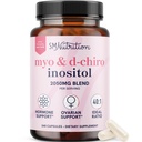Myo-Inositol & D-Chiro Inositol for Hormone Balance for Women Ihanteellinen 40:1 Ratio ...