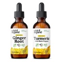 Inkivääri root Tincture 2 fl oz & Turmeric Tincture 2 fl oz