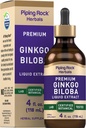 Piping Rock Ginkgo Biloba Lisäravinteet ... 4 fl oz ... Premium Liquid Herbal Extract...