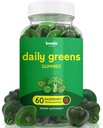 Daily Super Greens Gummies to Boost Energy ... Moringa, Spirulina, Klorella, Kasvikset ja enemmän... Sisältää 8 Blends ... Naisten ja miesten vegaanin, ei-GMO-lisäosan 60 Count
