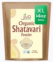 Jiva Organics Organic Shatavari Powder 14 Ounce Bulk Bag - Parsa racemosus - Pure Ayurvedic Herb