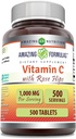 Hämmästyttävä Formula C-vitamiini Rose HIPS-lisäaine ... 1000 Mg... Tabletit