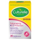 Culturelle Probiootit naisille, joilla on prebiootteja - 4-in-1 emättimelle, digestiiviselle, virtsalle ja immuunille - pH-tasapaino, paisuvalle ja kaasulle - päivittäinen kasvissyöjäkapselit, ei-GMO - 30