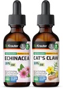 BIO KRAUTER Echinacea Tincture 2 Fl. Oz. & Catin kynsi Pelti 2 Fl. Oz.