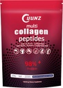 Multi Collagen Protein Powder - tyyppi I, II, III, V, X ja Biotiini, hyaluronihappo, C-vitamiini - makuamattomat kollageeni Peptides lisäravinteet(Multi Collagen Peptides 1lb)