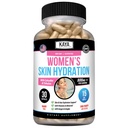 Kaya Naturals Skin Hydration Vitamiinit - Naisten pillerit - Ihon Enhancer kapselit -Hydration Booster naisille - Edistää lisääntynyttä energiaa, mieliala ja kestävyys - vähentää kuivuutta - 30 kasviskapselit