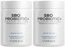 Koodage SBO Probiootit, 100 miljardia PMY per Serving, Multi kanta maaperän Organisations Blend ja Organic Fermented kasvitieteellinen Blend, Hyllytabletti - 2 pakkaus